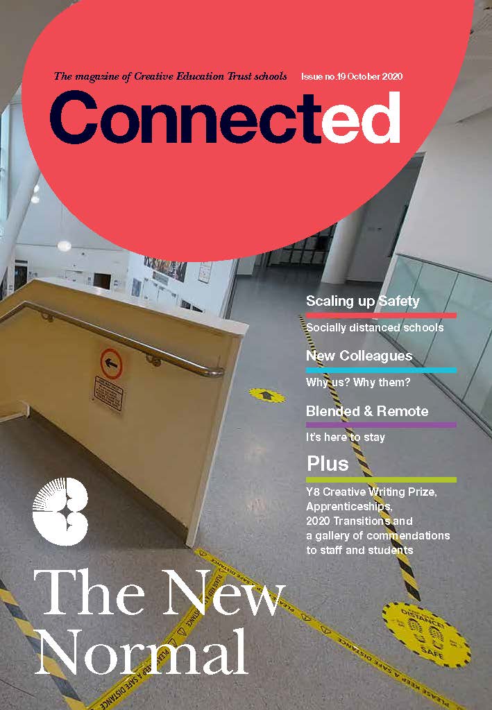 The cover of Connected magazine
